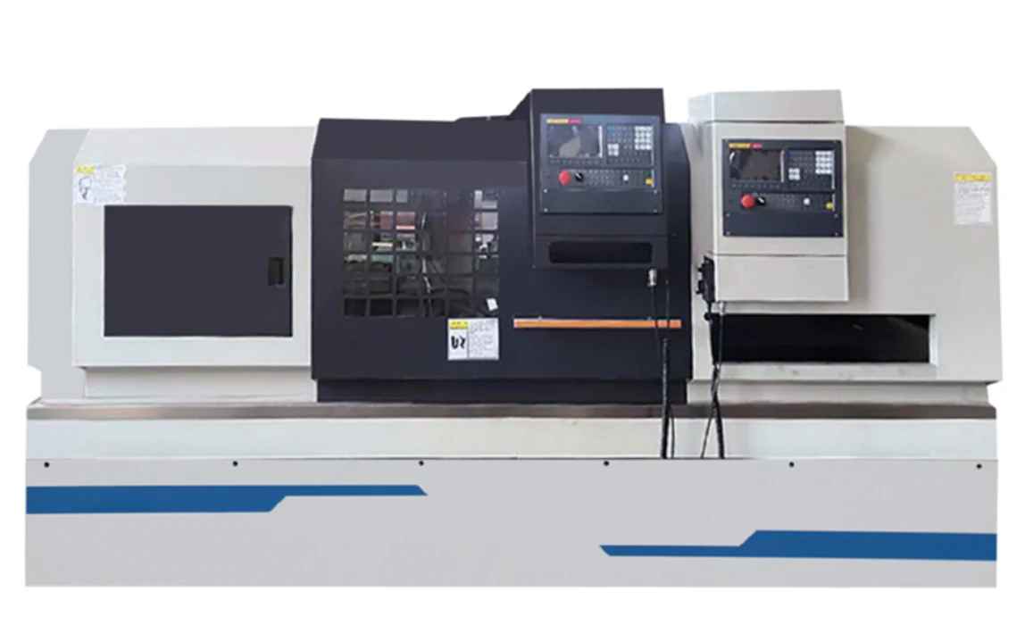 CK52 Twin-Spindle Flat-Bed CNC Lathe