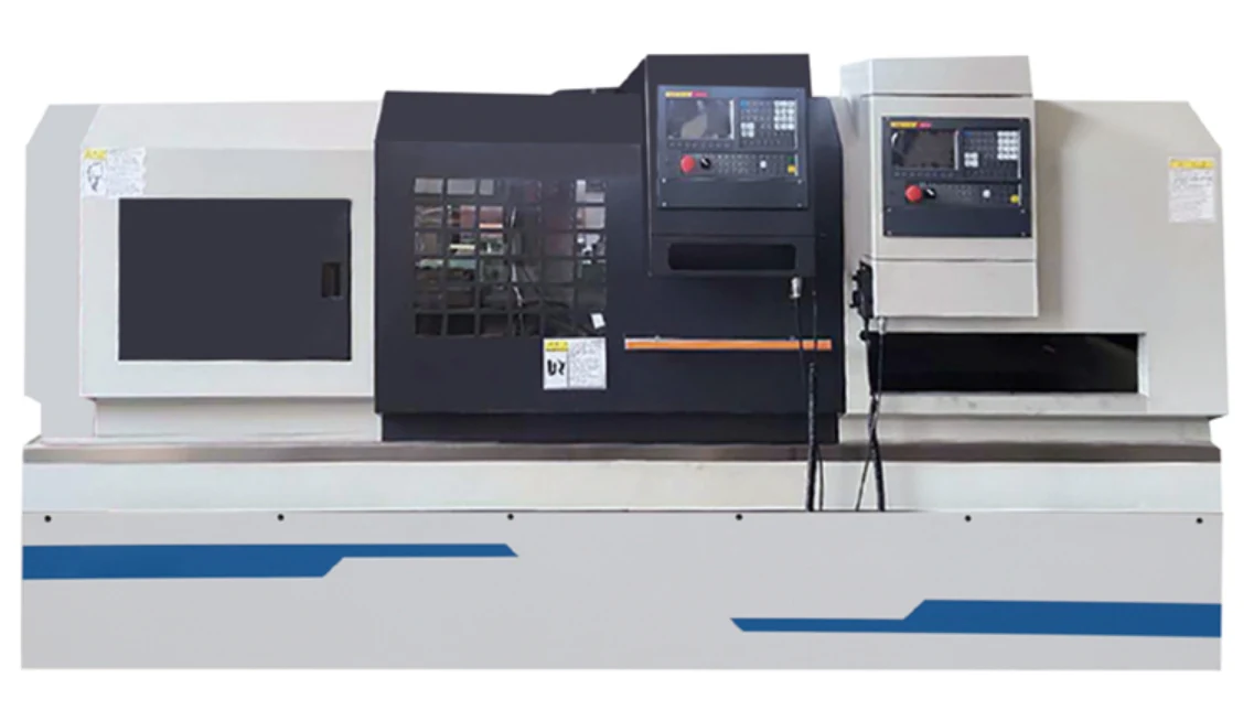 CK66 Twin-Spindle Flat-Bed CNC Lathe