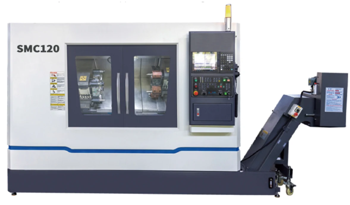 SMC120 Twin-Spindle Slant-Bed CNC Lathe
